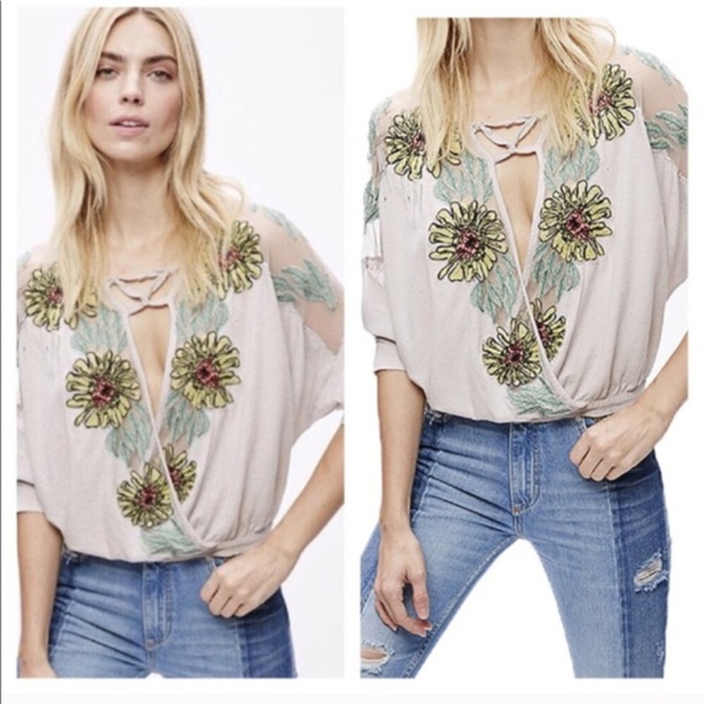 NWT Daisy Free People Wrap Top